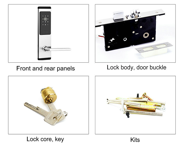 Bluetooth Lock JYL-S2019C packing list