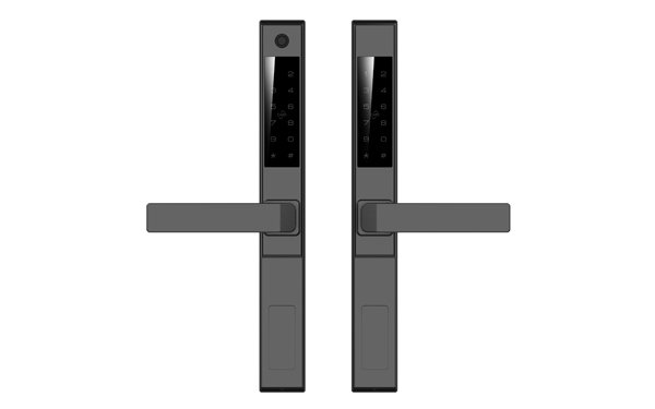 Dual side Password smart door lock