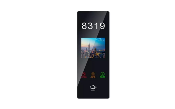 Hotel Led Room Number Signs Smart Doorplate With Switch Light Touch Switch